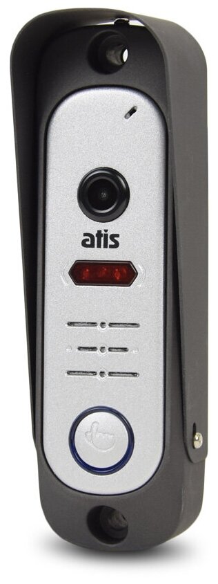 Видеопанель ATIS AT-380HR Silver Цветная накладная видеопанель белого цвета