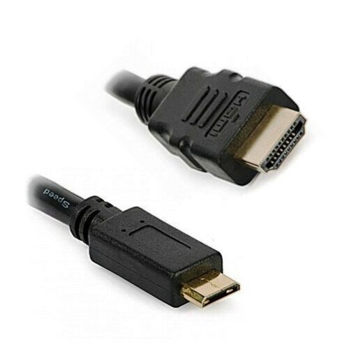 кабель канал hc 25 Кабель HDMI-miniHDMI V1.4 Dialog HC-A0718B, в блистере, чёрный - 1.8 метра