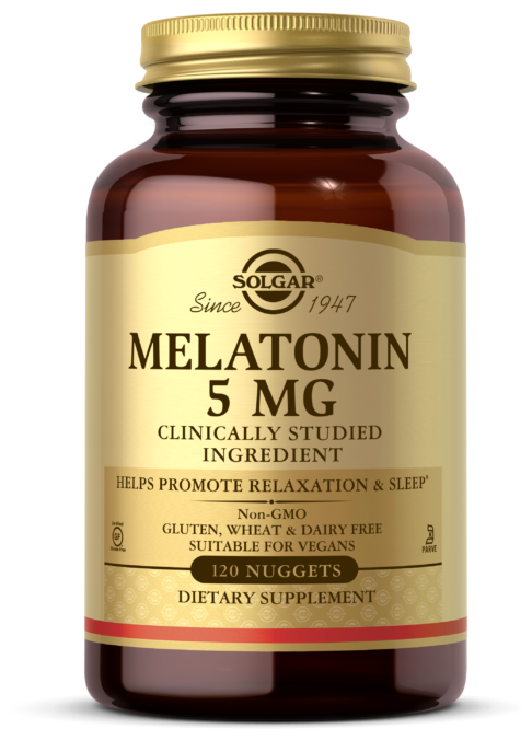 Solgar Melatonin 5 mg - Мелатонин 120 жевательные таблетки