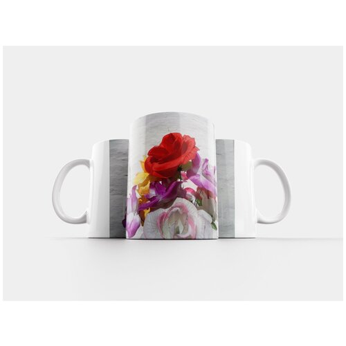 фото Кружка "полный цвет, цветочный, завод" 320 мл lotsprints