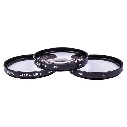 Комплект светофильтров Hoya Close-Up Set (+1+2+4) 55mm, макролинза светофильтр hoya close up 3 37mm макролинза