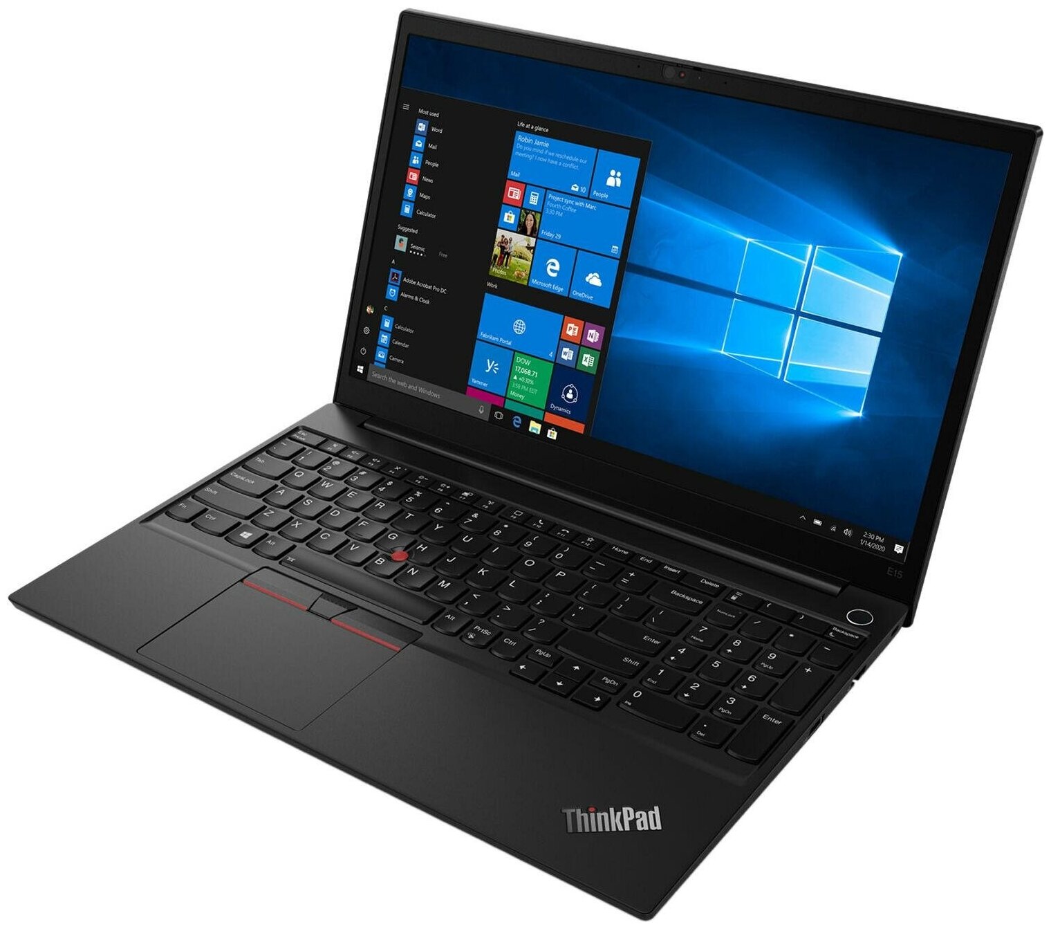 Ноутбук Lenovo ThinkPad E15 Gen 3 156 FHD IPSAMD Ryzen 3 5300U8GB256GB SSDRadeon GraphicsDOSNoODDчерный 20YG0041RT