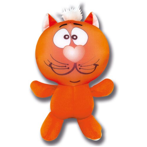 фото Мягкая игрушка - антистресс штучки, к которым тянутся ручки кот котя, оранжевый