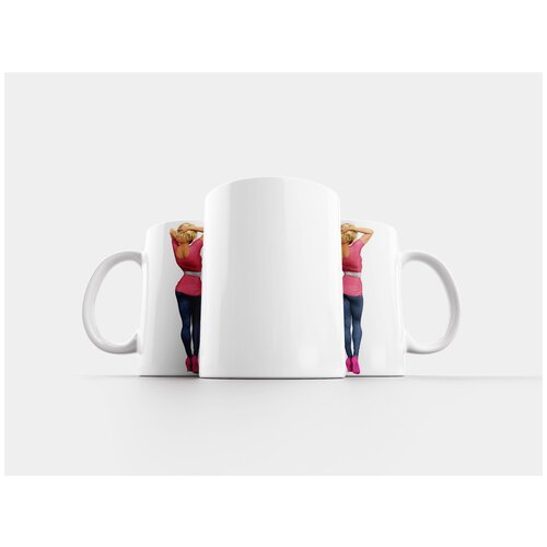 фото Кружка "женщина, спина, повседневный" 320 мл lotsprints