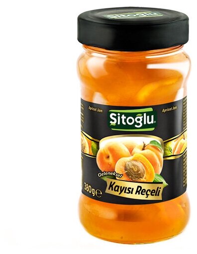Варенье абрикосовое Sitoglu натуральное 380гр из Турции