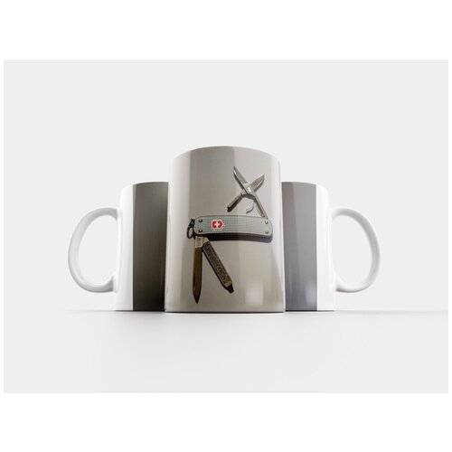 фото Кружка "нож, карманный нож, швейцарские армейские ножи" 320 мл lotsprints