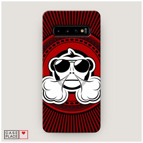 фото Чехол пластиковый samsung galaxy s10 vape animals 4 case place