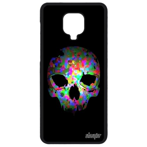 фото Красивый чехол на мобильный // xiaomi redmi note 9 pro // "череп" death хэллоуин, utaupia, черный