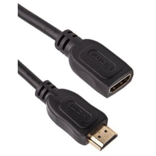 Кабель HDMI 5м TELECOM TCG200MF-5M круглый черный