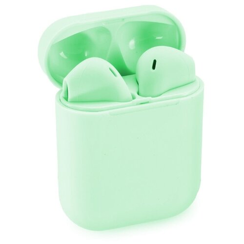 Беспроводные наушники inPods 12 simple для телефона с Блютуз и зарядным чехлом зеленые 59900₽