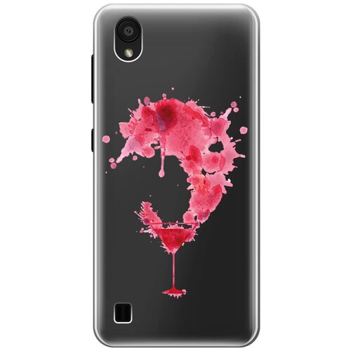 Силиконовый чехол с принтом Cocktail Splash для ZTE Blade A5 (2019) / ЗТЕ Блейд А5 2019 гидрогелевая защитная пленка для zte blade a5 2019 зте блейд а5 2019 с эффектом самовосстановления на экран глянцевая