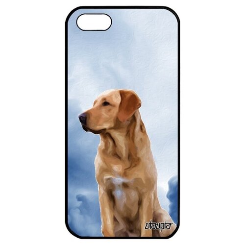 фото Противоударный чехол на мобильный // iphone 5 5s se (2016) // "лабрадор" компаньон зверь, utaupia, цветной