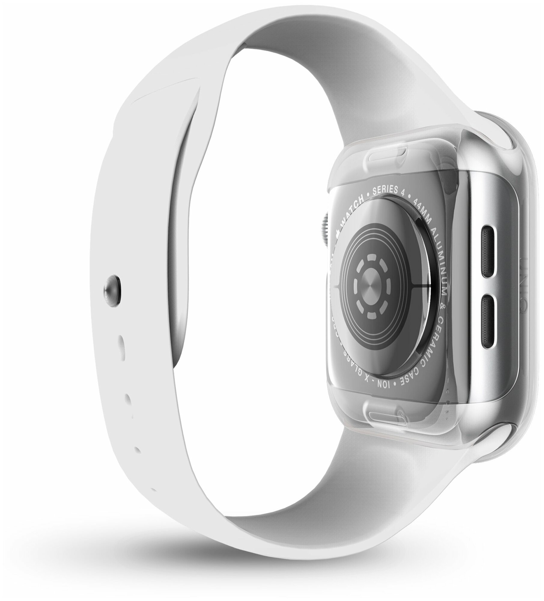 Чехол Uniq Garde для Apple Watch 4/5 40mm, термополиуретан, прозрачный - фото №3