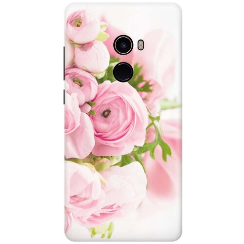 фото Силиконовый чехол на xiaomi mi mix 2 / сяоми ми микс 2 с принтом "розовые розы" gosso