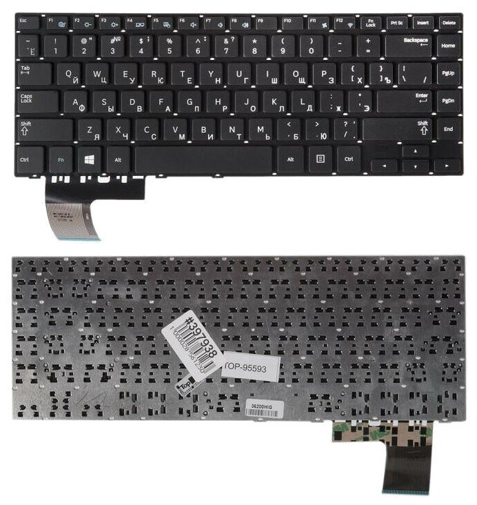 Клавиатура для Samsung NP530U4E NP-530U4E NP540U4E BA59-03675C 1030₽