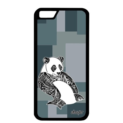 фото Чехол для мобильного // apple iphone 6s // "панда" медведь тибет, utaupia, серый
