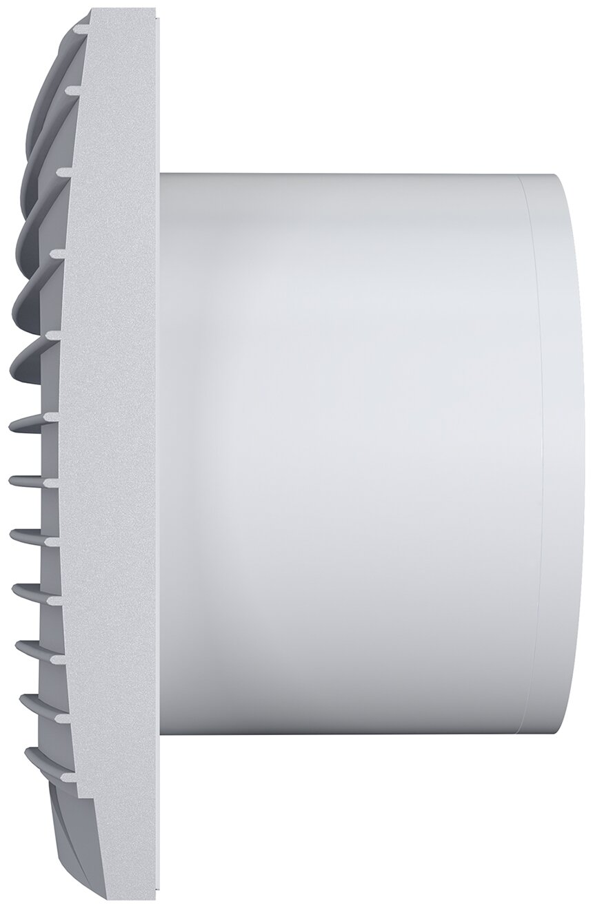 Вентилятор осевой вытяжной с обратным клапаном SILENT 5C gray metal, D 125 - фотография № 3