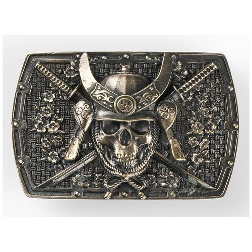 Пряжка на ремень Самурай (латунь)