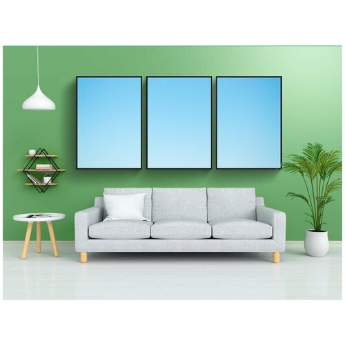 фото Набор модулных постеров для интерьера "градиенты, небо, природа" 60x90 см. в тубусе, без рамки lotsprints