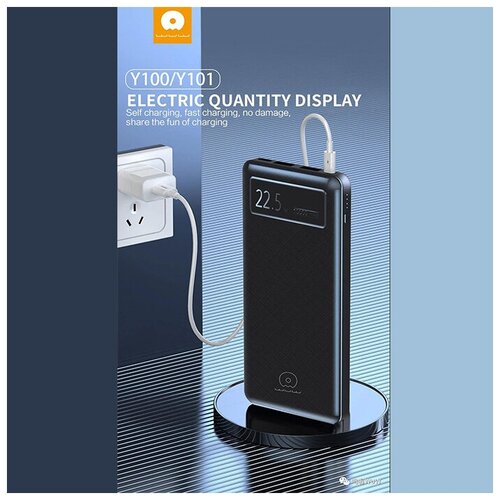 Внешний аккумулятор WUW-Y101 10000mAh PD QC30 черный 118200₽