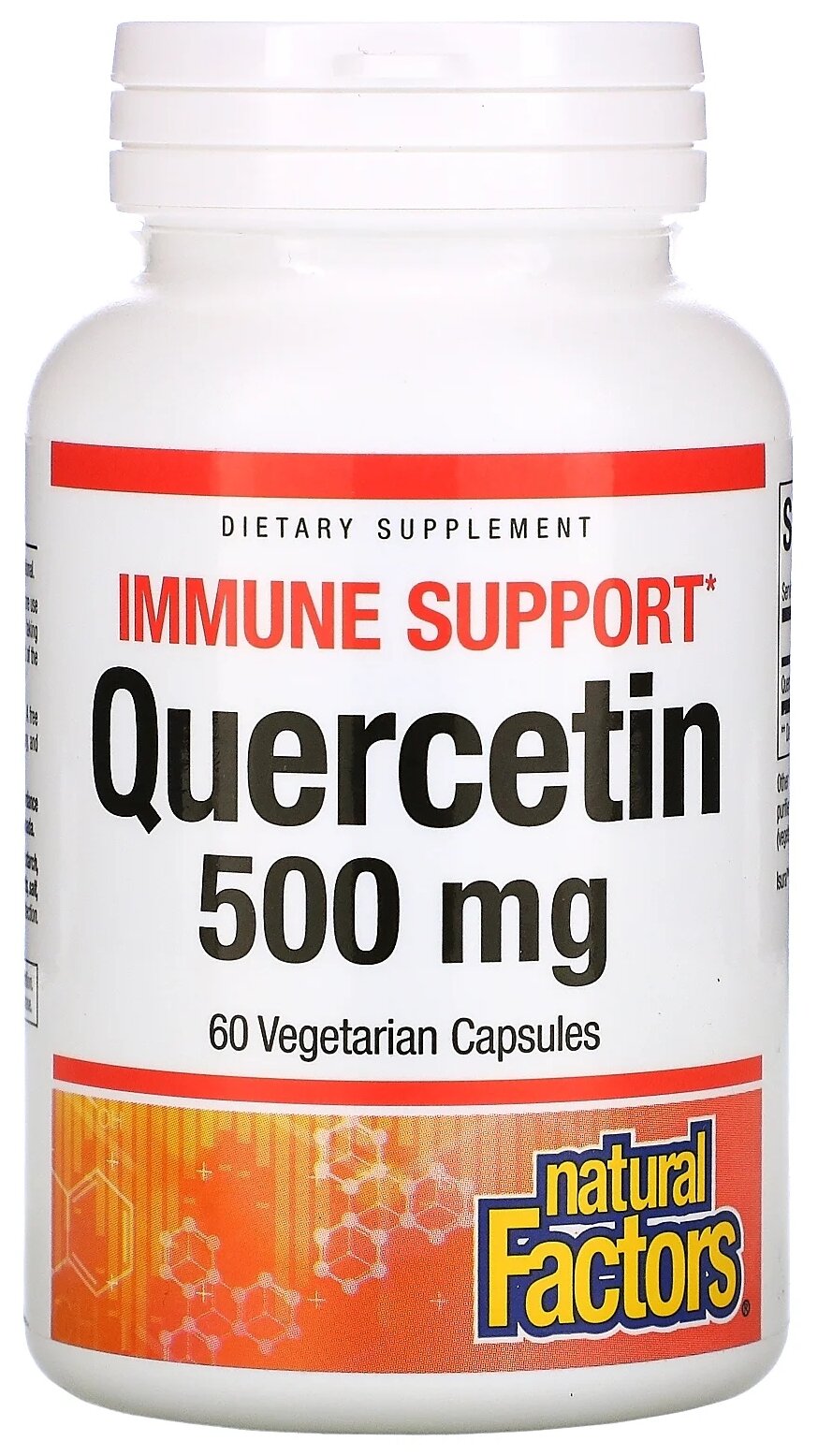 Капсулы Natural Factors Quercetin, 90 г, 500 мг, 60 шт.