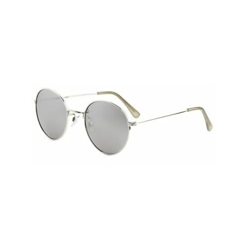 фото Солнцезащитные очки tropical wicklow, круглые, оправа: металл, с защитой от уф, для женщин, серебряный