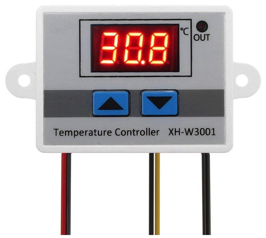 Контроллер температуры техметр XH- W3001 110V-220V/1500W (Серый)