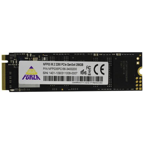 Твердотельный накопитель neoforza 256 ГБ M.2 NFP035PCI56-3400200