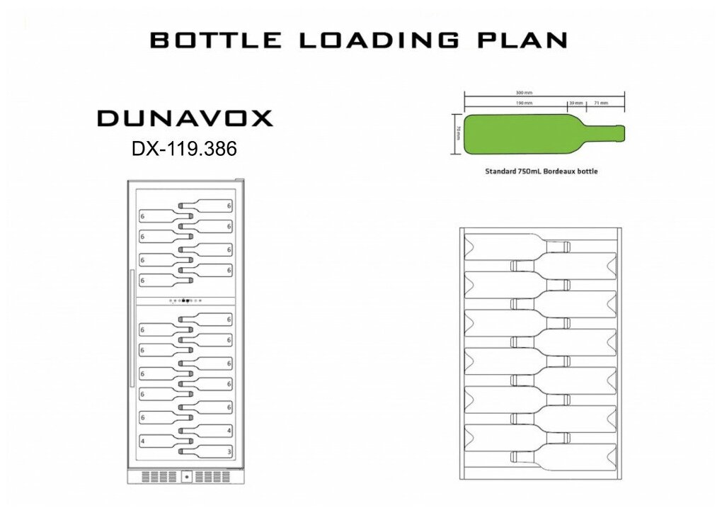 Dunavox Винный шкаф Dunavox DX-119.386DSS - фотография № 3