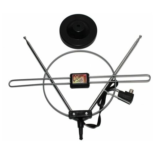 Антенна Комби-2 МВ/ДМВ комнатная антенна для аналогового и цифрового тв внешняя vixter ао 935