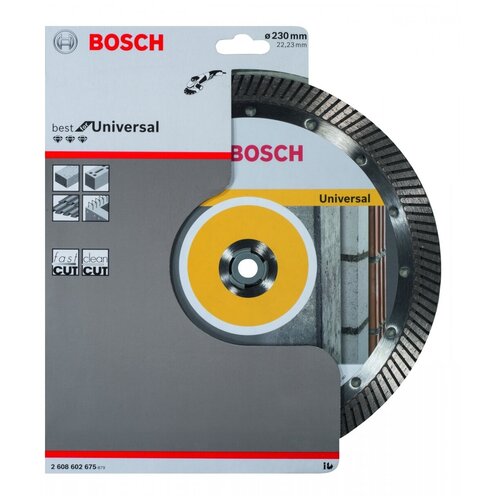 фото Алмазный диск bosch best for universal turbo 230-22,23 2608602675