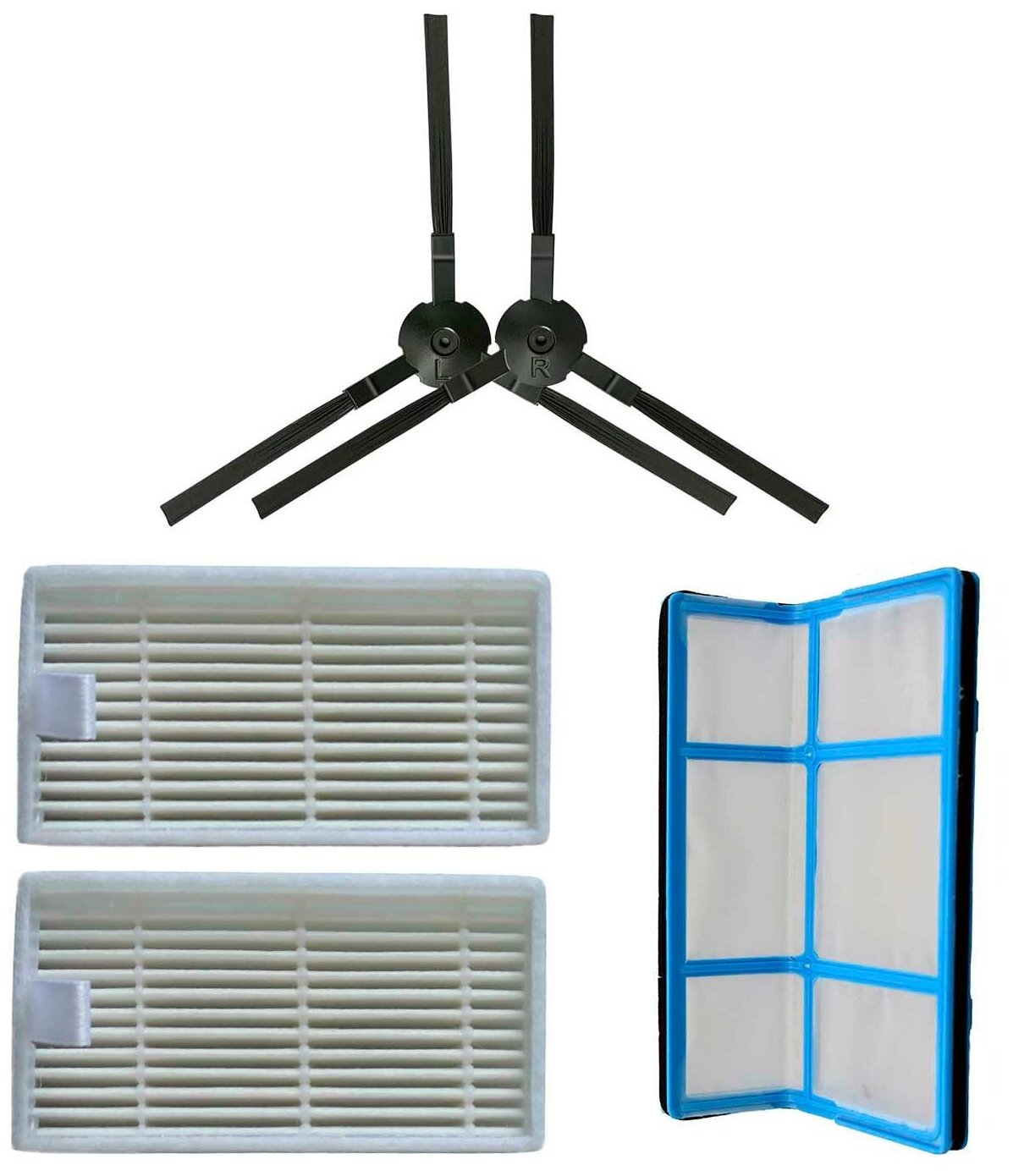 фото Комплект фильтров и щеток для робот-пылесоса Kitfort KT-518