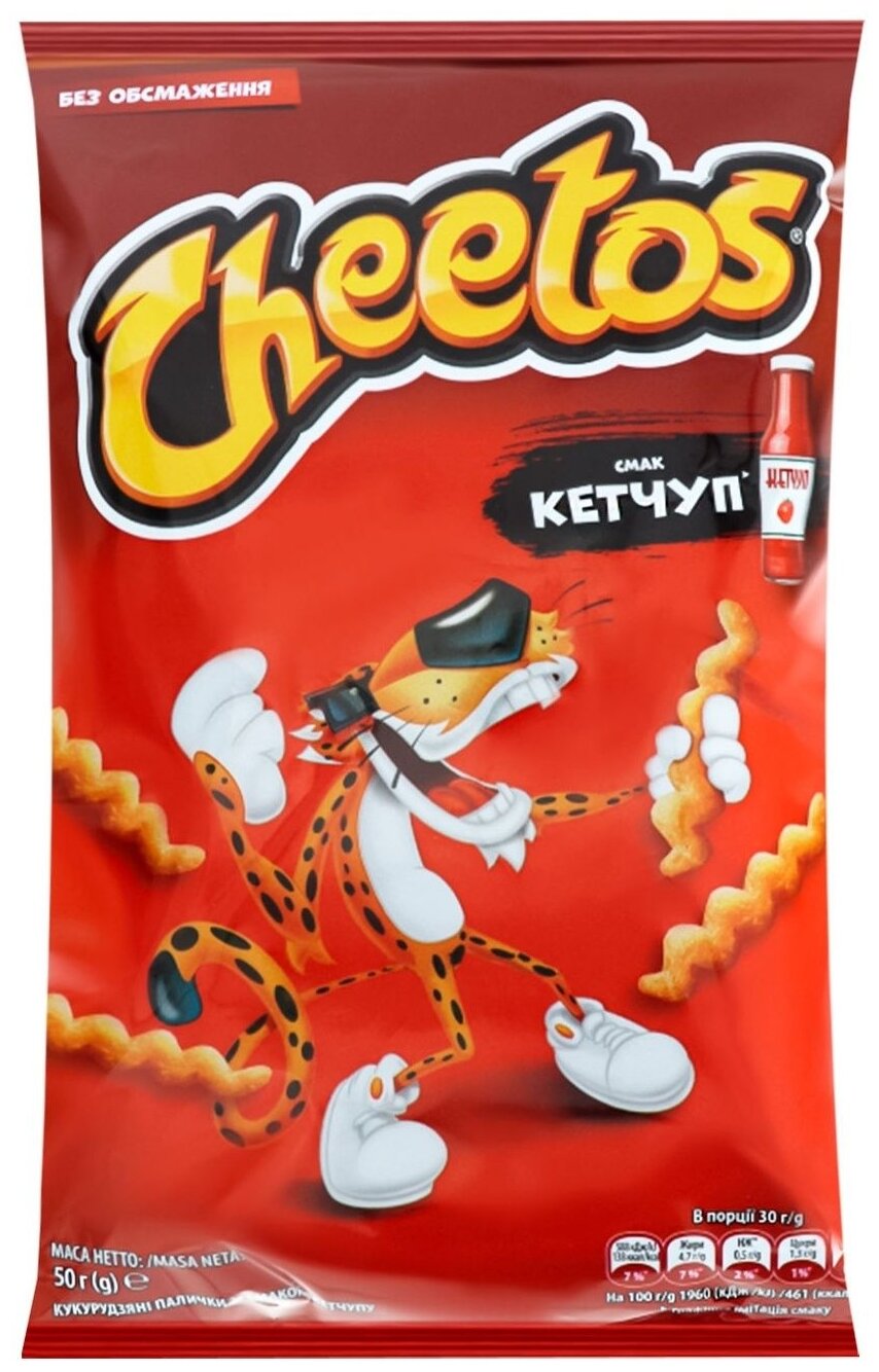 Палочки кукурузные Cheetos Кетчуп 50г - фото №5