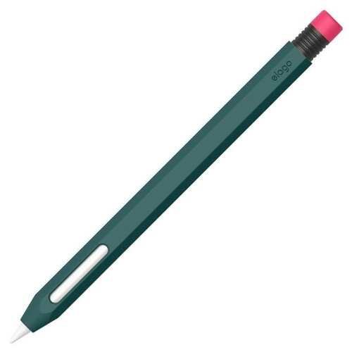 Чехол Elago Silicone для стилуса Apple Pencil 2, Midnight green