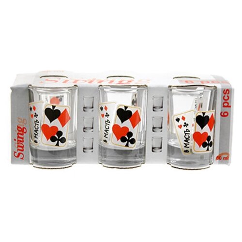 Несорт 84498 Стопка стеклянная 