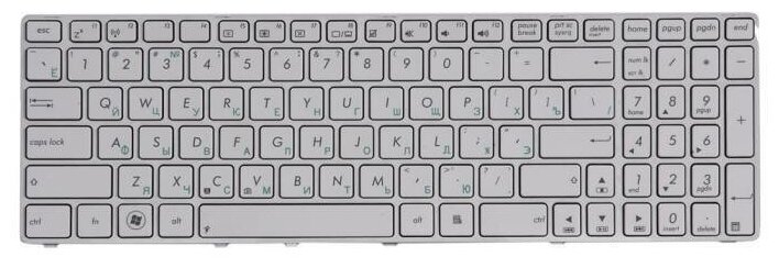 Клавиатура для ноутбука Asus K52 K53 K54 K55 N50 N51 N52 N53 N60 N61 N70 N71 N73 N90 pn 04GNWF7KRU00-3 1300₽