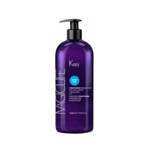 kezy кондиционер укрепляющий для светлых и обесцвеченных волос energizing conditioner 300 мл kezy magic life Kezy Energizzante Per Capelli Conditioner Кондиционер укрепляющий ухаживающий, 1000 мл.