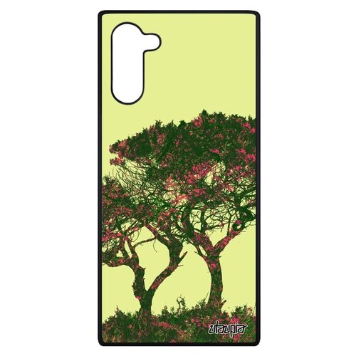 фото Противоударный чехол на смартфон // samsung galaxy note 10 // "гренадил" стиль флора, utaupia, желтый