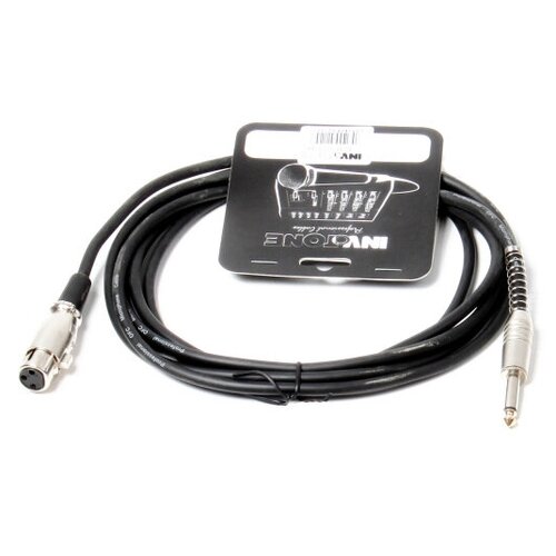 Invotone ACM1003/BK аудио кабель mini xlr f mini jack 3 5 симметричный длина 3 метра