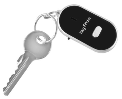 Брелок для поиска ключей брелок для ключей брелок для ключей с фонариком черного цвета