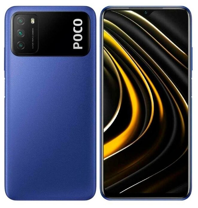 Смартфон XIAOMI Poco M3 128Gb, синий - фото №17