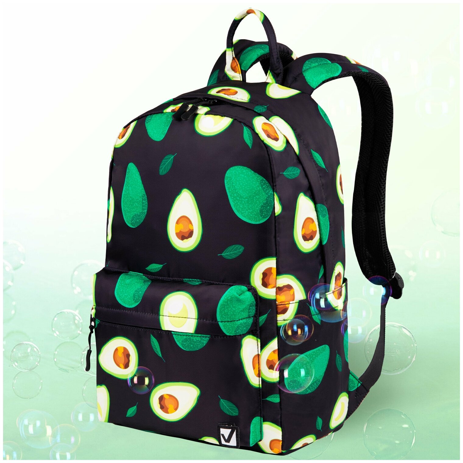 Рюкзак Brauberg Dream Avocado с карманом для ноутбука 42*26*14см - фото №11