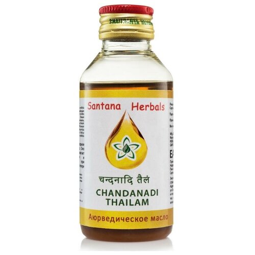 фото Масло аюрведическое чанданади тайлам, 100 мл santana herbals