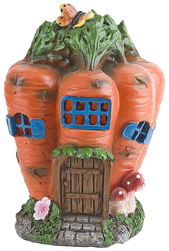 Садовая фигура Gloria Garden Морковный домик 21 см