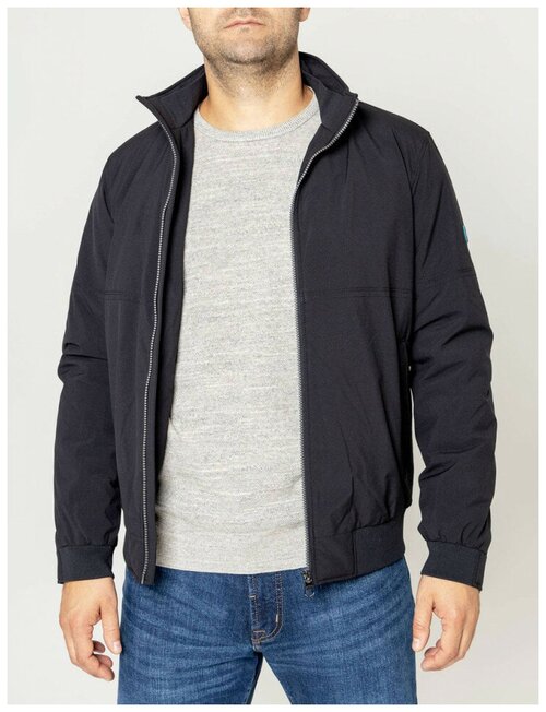Куртка Pierre Cardin, мужская, демисезон/зима, силуэт прямой, манжеты, размер 54, черный