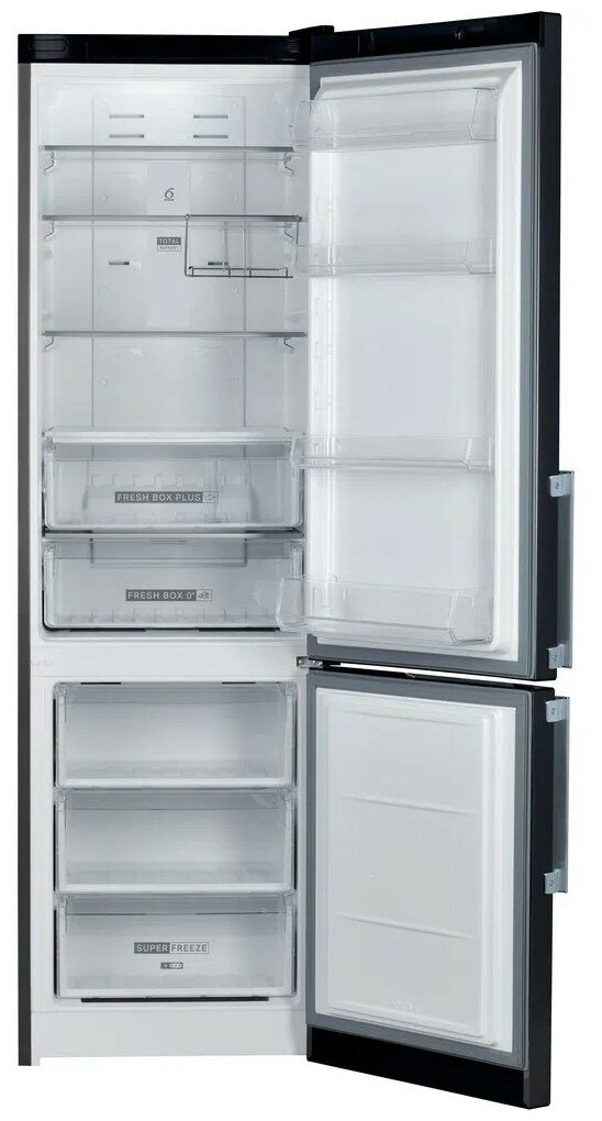 WTNF 923 BX Холодильник с морозильником Whirlpool WTNF 923 BX черный - фотография № 2