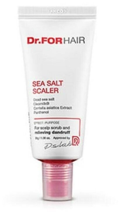 Пилинг для кожи головы с частичками из соли мертвого моря Dr. Forhair Sea Salt, 50 мл