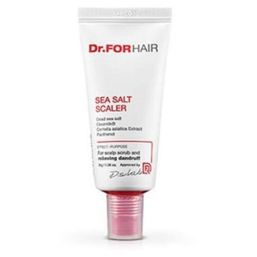 Пилинг для кожи головы с частичками из соли мертвого моря Dr. Forhair Sea Salt, 50 мл