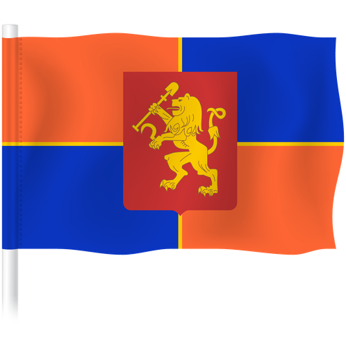 флаг красноярска флаг города красноярск 90x135 см Флаг Красноярска / Флаг города Красноярск / 90x135 см.
