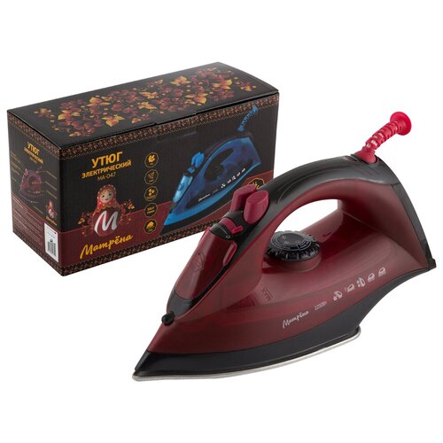 Утюг матрёна MA-047 вишневый 150800₽